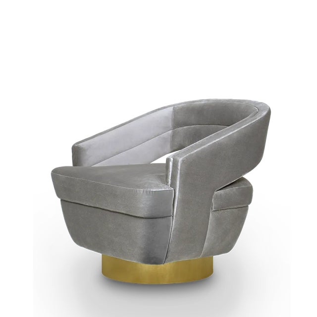 Russel is an accent chair both stylish for a living room or a lounge bar chair, with futuristic lines that makes this an...