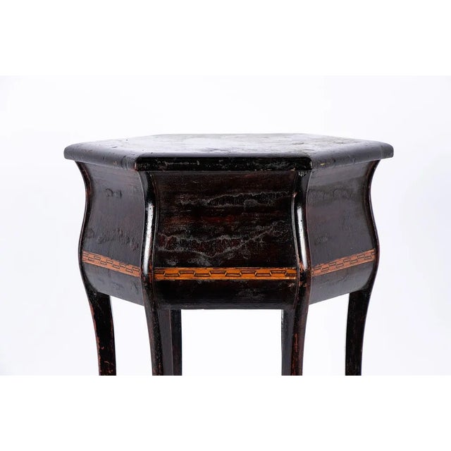 Neoclassical Mid 20th Century Neoclassical Style Small Accent Table For Sale - Image 3 of 7