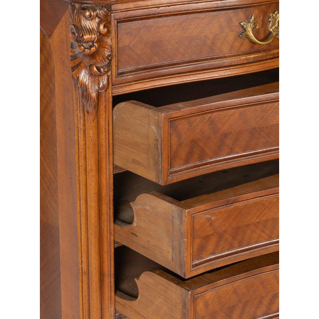 Antique Art Nouveau French Chest of Drawers, 1890s For Sale - Image 14 of 15