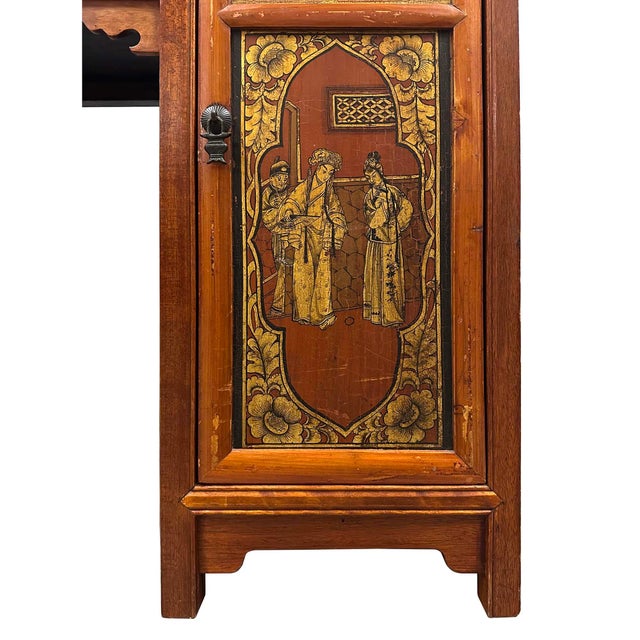 Early 20th Century Chinese Hand Carved Doctor's Desk For Sale - Image 9 of 13