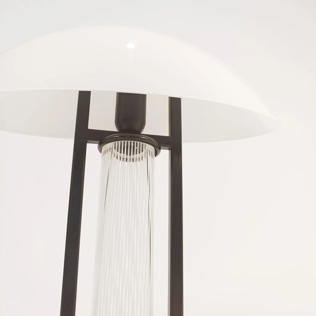 Mid-Century Modern Italian Murano Glass Table Lamp in the style of Skipper and Pollux, 1980s For Sale - Image 3 of 13