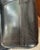 Textile Black Faux Leather Armchair in the style of Eileen Gray For Sale - Image 7 of 10