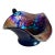 Antique Dugan Amethyst Holly Berry Carnival Glass Gravy Boat For Sale