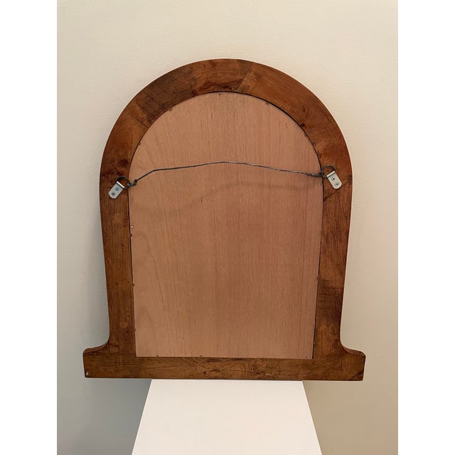 Antique Late 19th Century French Hand-Carved Arched Mirror Circa 1890 For Sale In Chicago - Image 6 of 7