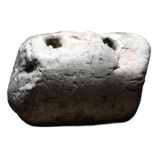Chinese Stone Lock Counterweight, C. 1850 For Sale