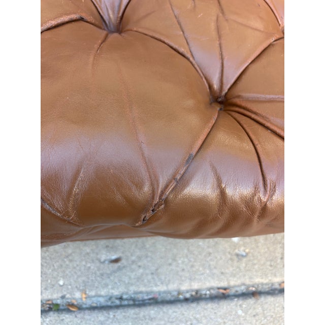 Iconic Vintage Cocheo Brothers Chesterfield Tufted Leather Sofa For Sale - Image 12 of 12