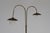 Gold Scandinavian Art Deco Floor Lamp in Brass and Glass, 1920s For Sale - Image 8 of 18