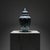 Ceramic Handmade Ceramic Grand Shah Vase with Lid (60cm) Dark Blue Saz Leaf and Carnation For Sale - Image 7 of 7