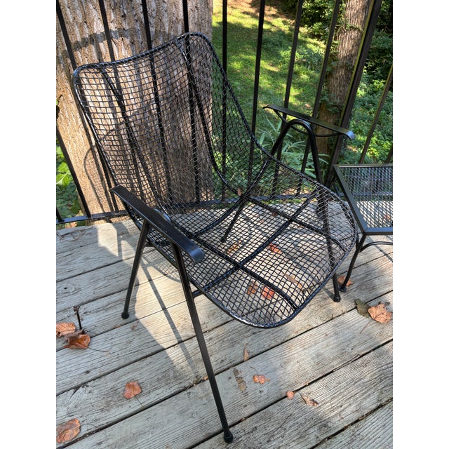 Mid-Century Modern 1950s Attributed to Russell Woodard Sculptura Petite Arm Chairs, a Pair For Sale - Image 3 of 8