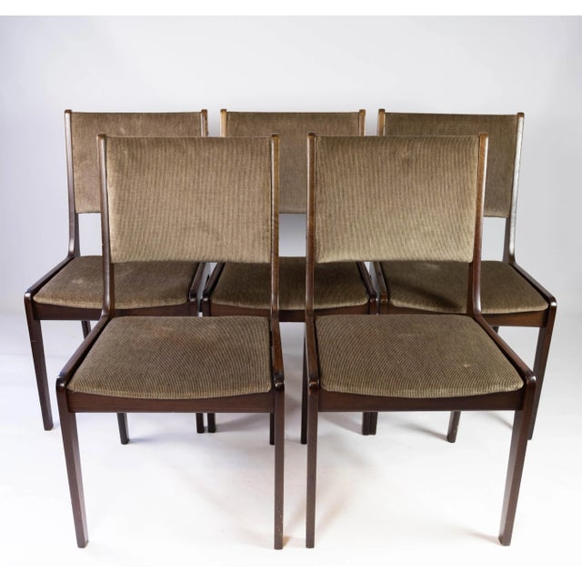 Dining Chairs in Dark Wood from Farstrup, 1960s, Set of 4 For Sale - Image 4 of 15