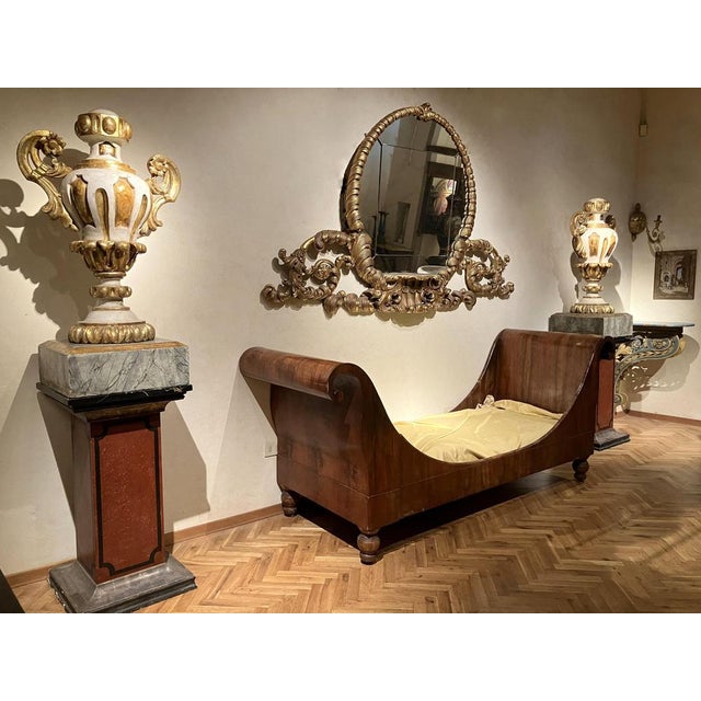 Sourced in a sumptuous roman villa, never before seen on the antiques market, these italian large scale louis xiv urn...