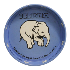 Vintage Rare White Elephant Delirium Beer Tray