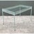 Exemplifying the refined elegance of mid-century outdoor living, this vintage Meadowcraft dining table features a durable...