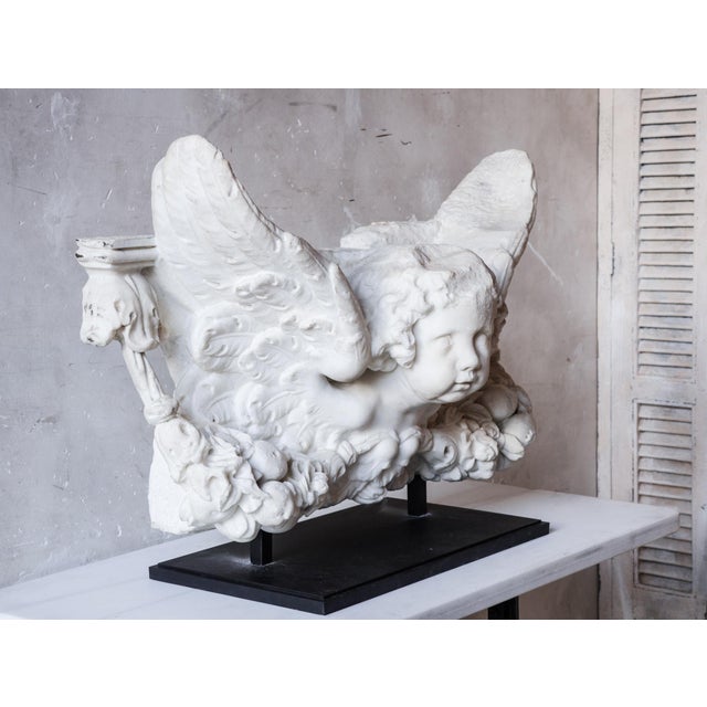 Italian Artist, Statue of a Putto, 1600, Carrara Marble For Sale - Image 5 of 16