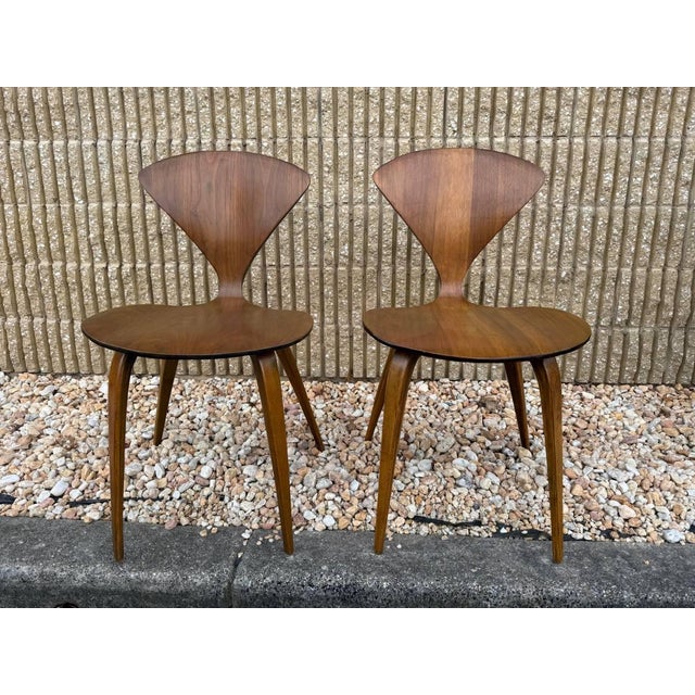 Mid 20th Century Mid 20th Century Set of Six Norman Cherner Style Plywood Pretzel L Dining Chairs by Plycraft, Usa For Sale - Image 5 of 12