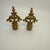 1940s Vintage French Style Candelabra Pair of Finial Parts for Lamps, Curtains, Clocks For Sale - Image 5 of 12