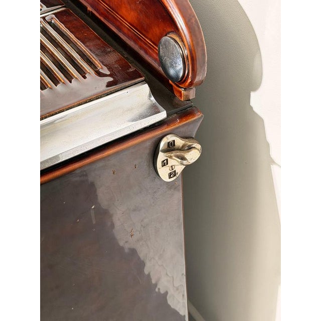 Art Deco Enamel and Chrome 4839 Stove Cooker from Fobrux For Sale - Image 5 of 9