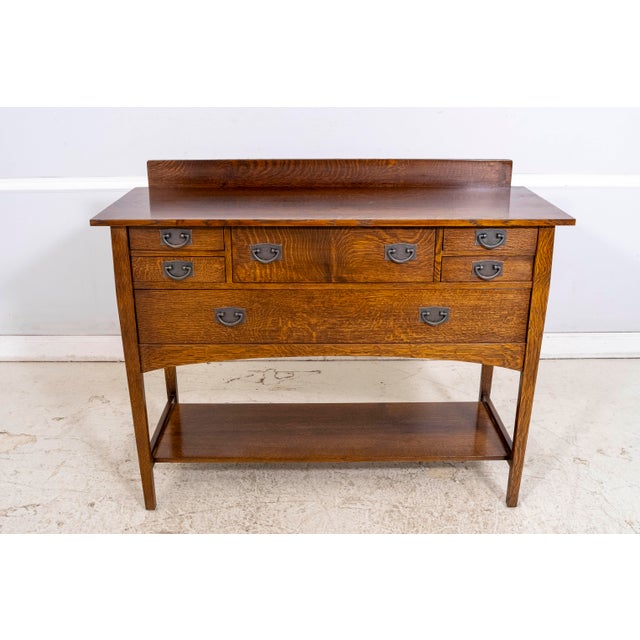 Age: C.2001 Details: Finish no.31 Dovetailed Drawer Construction High Quality Construction Arts & Crafts Style Offered @...