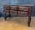Spanish Renaissance Revival Oak Six-Drawer Console with Carved Panels, 1930s For Sale - Image 6 of 9
