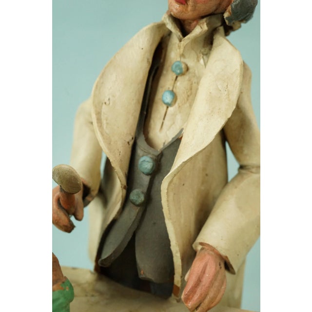 20th Century Terracotta Sculpture of Pediatrician Doctor by Leonardo Bonaccorso, Italy For Sale - Image 14 of 18