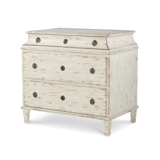 2020s Tara Shaw for Century Furniture Alexandre I Nightstand, Swedish Scraped Bone For Sale - Image 5 of 5