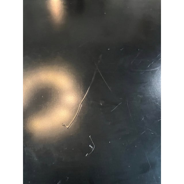 2020s Black Wood Chrome Back Accent Chair For Sale - Image 5 of 7