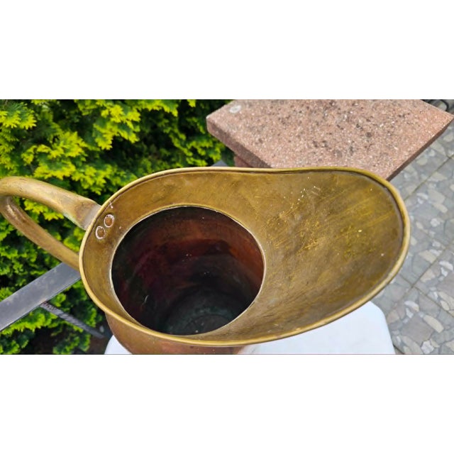 1920s Brass and Copper Water Jug ​​for Umbrellas and Flowers, 1920s For Sale - Image 5 of 7