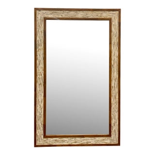 Currey & Co. Modern Faux Bone Aquila Wall Mirror For Sale