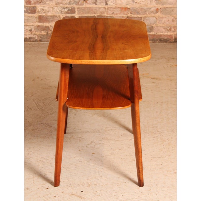 Mid-Century Modern Walnut Magazine Rack, 1960s For Sale - Image 9 of 10