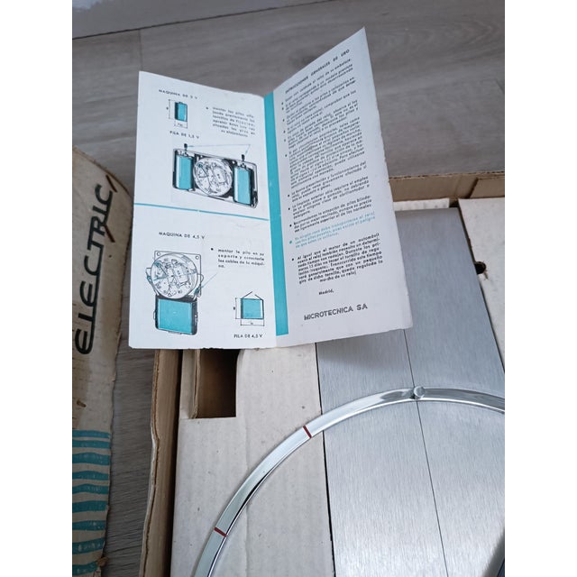 Wall Clock from Micro Electric, 1970s For Sale - Image 13 of 15