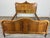 Vintage French Louis XVI Oak Double Bed Frame with Carved Headboard For Sale - Image 12 of 12