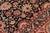 1990s Boho Chic 1990's Floral Pak-Persian Black/Tan Wool Rug - 8'10'' X 12'4'' For Sale - Image 5 of 9