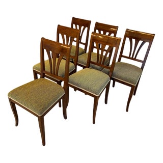 Biedermeier Style Chairs, 1950s, Set of 6 For Sale