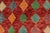 1990s Eclectic Balochi Red/Blue Wool Rug - 3'3''x5'0'' For Sale - Image 5 of 11