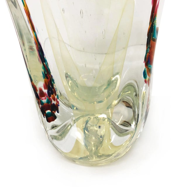 Mid Century Blown Glass Sculpture Signed by Rollin Karg For Sale In New York - Image 6 of 8