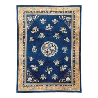 Galerie Shabab Collection Mid-20th Century Handmade Chinese Art Deco Room Size Carpet For Sale