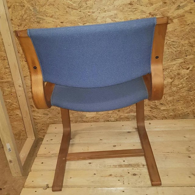 Mid-Century Modern Cantilever Armchair by Magnus Olesen, Denmark, 1975 For Sale - Image 3 of 5