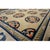 Ivory 1920s Ivory and Blue Dragon Roundels Antique Chinese Baotou Room Size Rug For Sale - Image 8 of 10