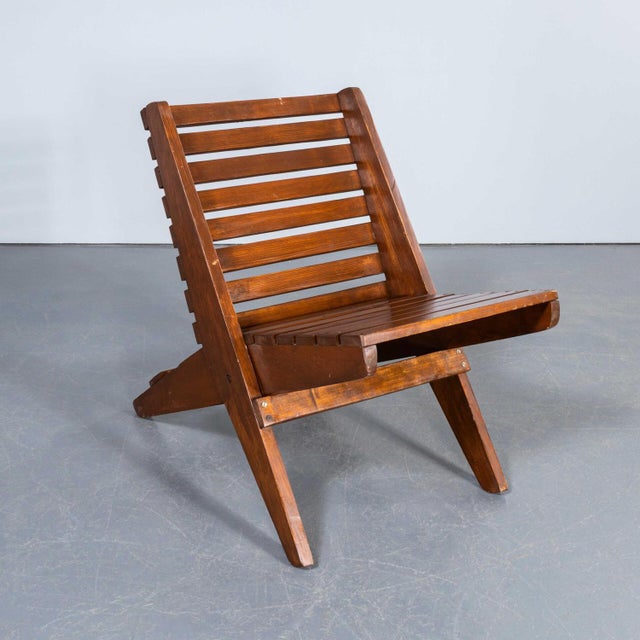 Folding Lounge Chair, 1950s For Sale - Image 12 of 12