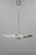 Mid-Century Glass and Chrome Pendant Lamp, Czech, 1960s For Sale - Image 3 of 9