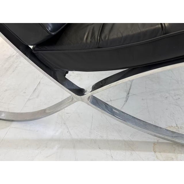 Leather Barcelona Chairs by Ludwig Mies van der Rohe for Knoll Inc. For Sale - Image 13 of 18