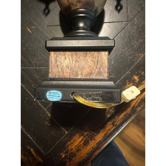 Antique Brass and Marble Candelabra Table Lamp. French Louie XVI Style. For Sale - Image 11 of 12