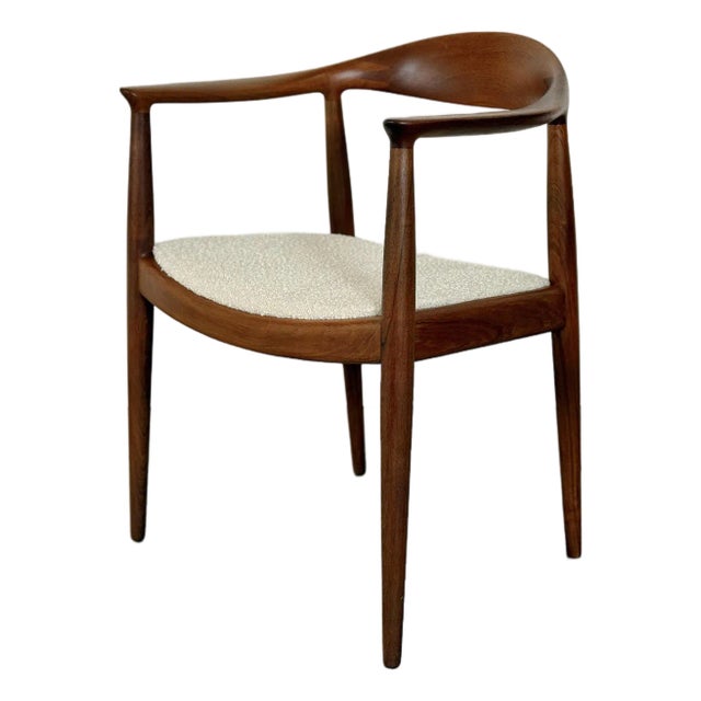 1960s Hans Wegner - The Chair - Jh 503 Round Chair in Teak - Johannes Hansen Denmark For Sale