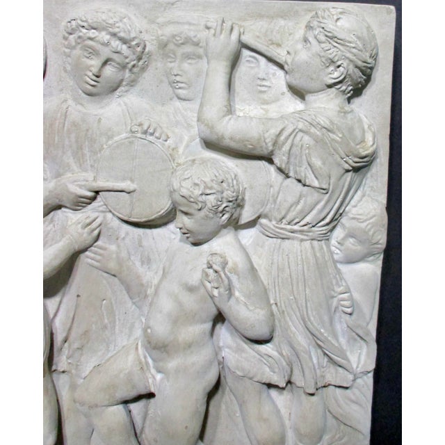 Plaster Bas-Relief of Roman Classical Triumph For Sale - Image 4 of 9