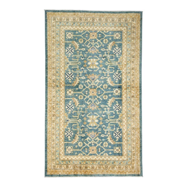 Turkish Oushak Rug 2'10" x 4'10" #17474 For Sale