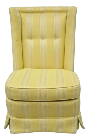 Mid 20th Century Paul Laszlo Mid Century Modern Upholstered Barrel Wing Back Slipper Lounge Chair