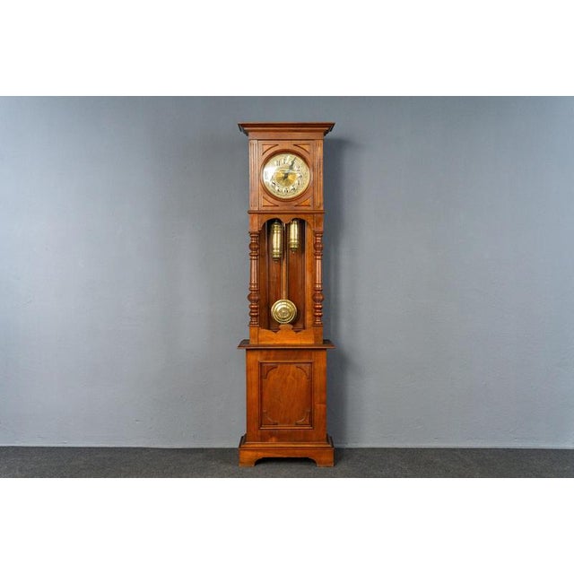 Object: Grandfather Clock Period & Style: Gründerzeit - second half of the 19th century Features - elegant grandfather...