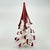 Mid 20th Century Mid 20th Century Murano Italian Art Glass Christmas Tree Sculpture 8" (Red Drip Tips, Original Foil Label, Vintage Mid-Century) For Sale - Image 5 of 15