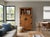 Vintage Light Brown Open Display Alcove Storage Cabinet For Sale - Image 12 of 13