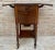 1920s English Regency Walnut Table with Wings and Wheels, 1920s For Sale - Image 5 of 13